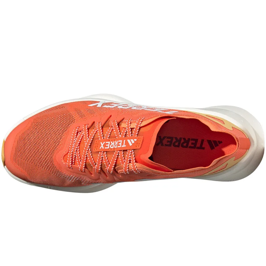 adidas Men's Terrex Agravic Speed Speed Ultra Trail Running Shoes Impact Orange / Crystal White / Semi Spark