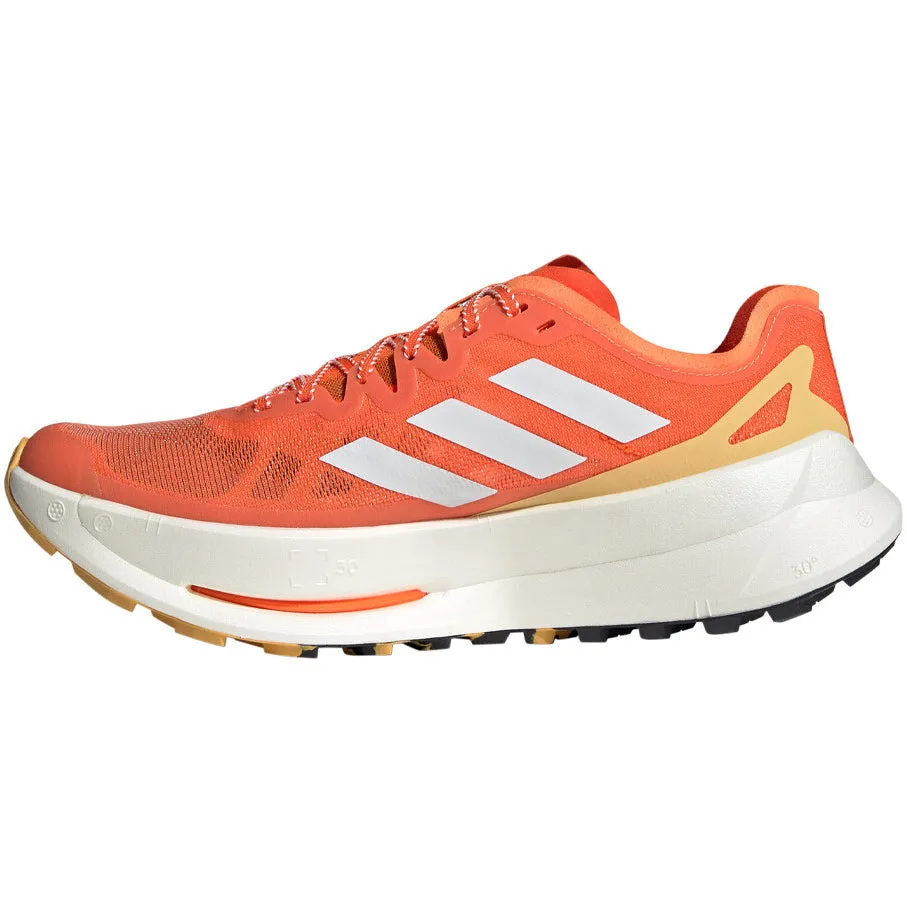 adidas Men's Terrex Agravic Speed Speed Ultra Trail Running Shoes Impact Orange / Crystal White / Semi Spark