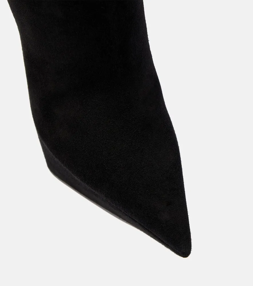 Amina Muaddi Yigit 150 suede ankle boots