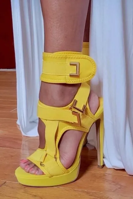 Amozae Big Size 34-43 Brand New Ladies Thin High Heels Gladiator Sandals Platform Summer Sandals Women Party Shoes Woman