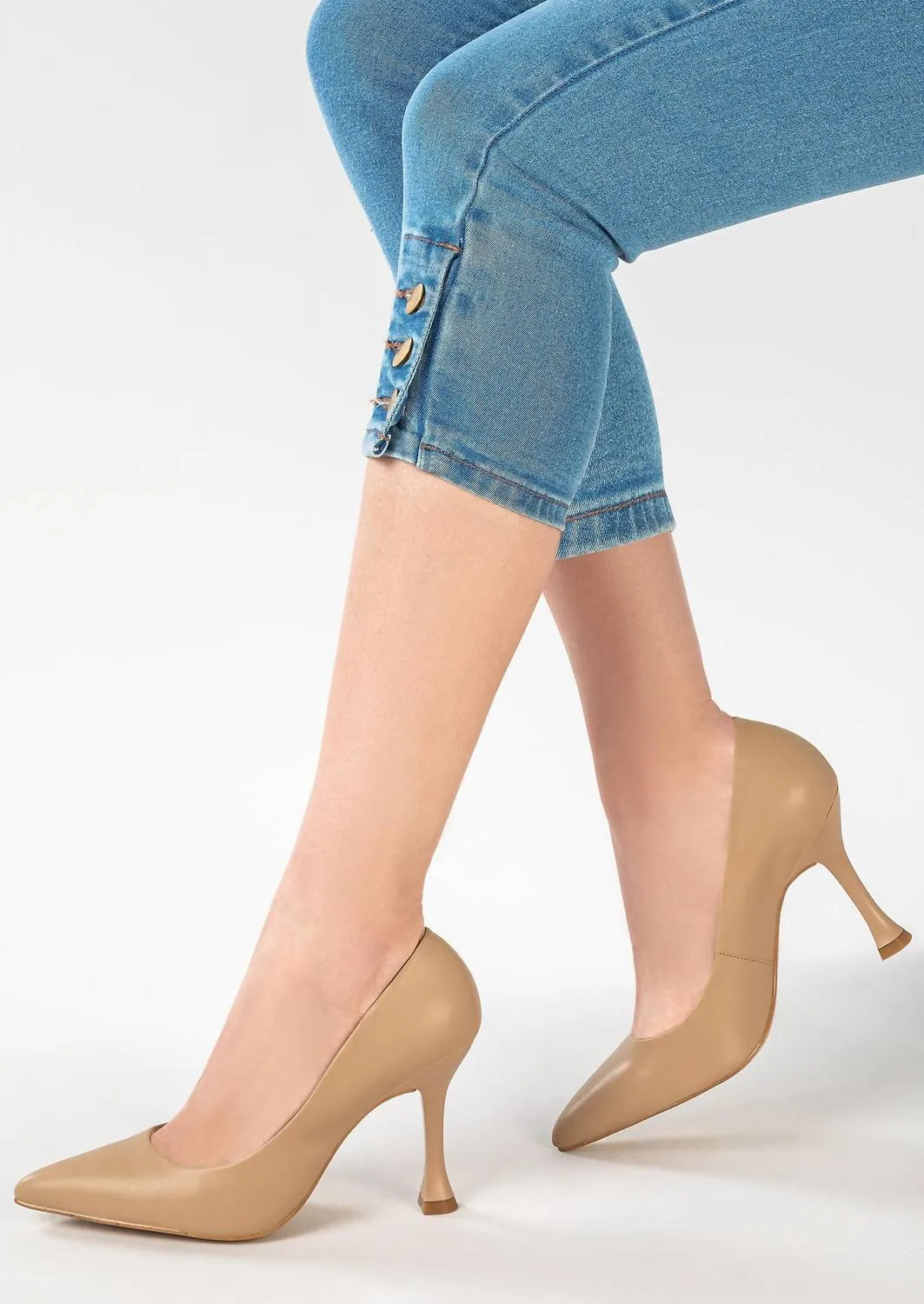 Andrea - Women's Sculpture Stiletto Pumps