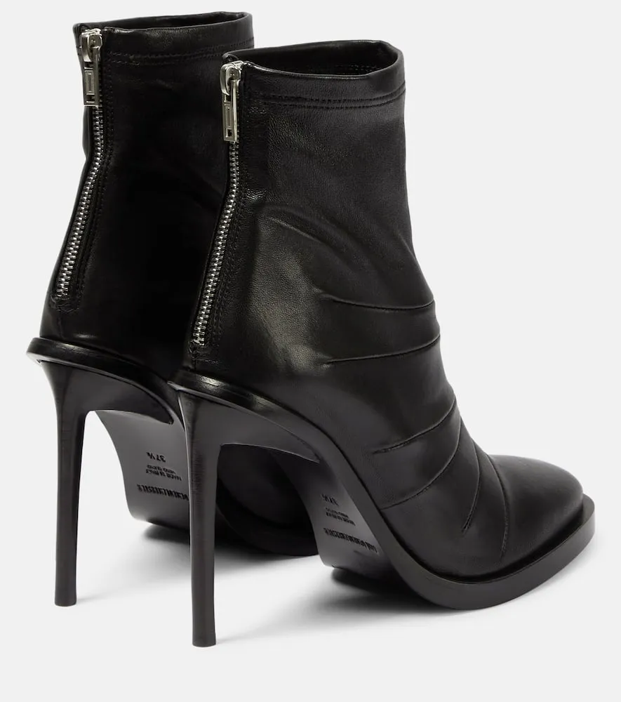 Ann Demeulemeester Carol leather ankle boots