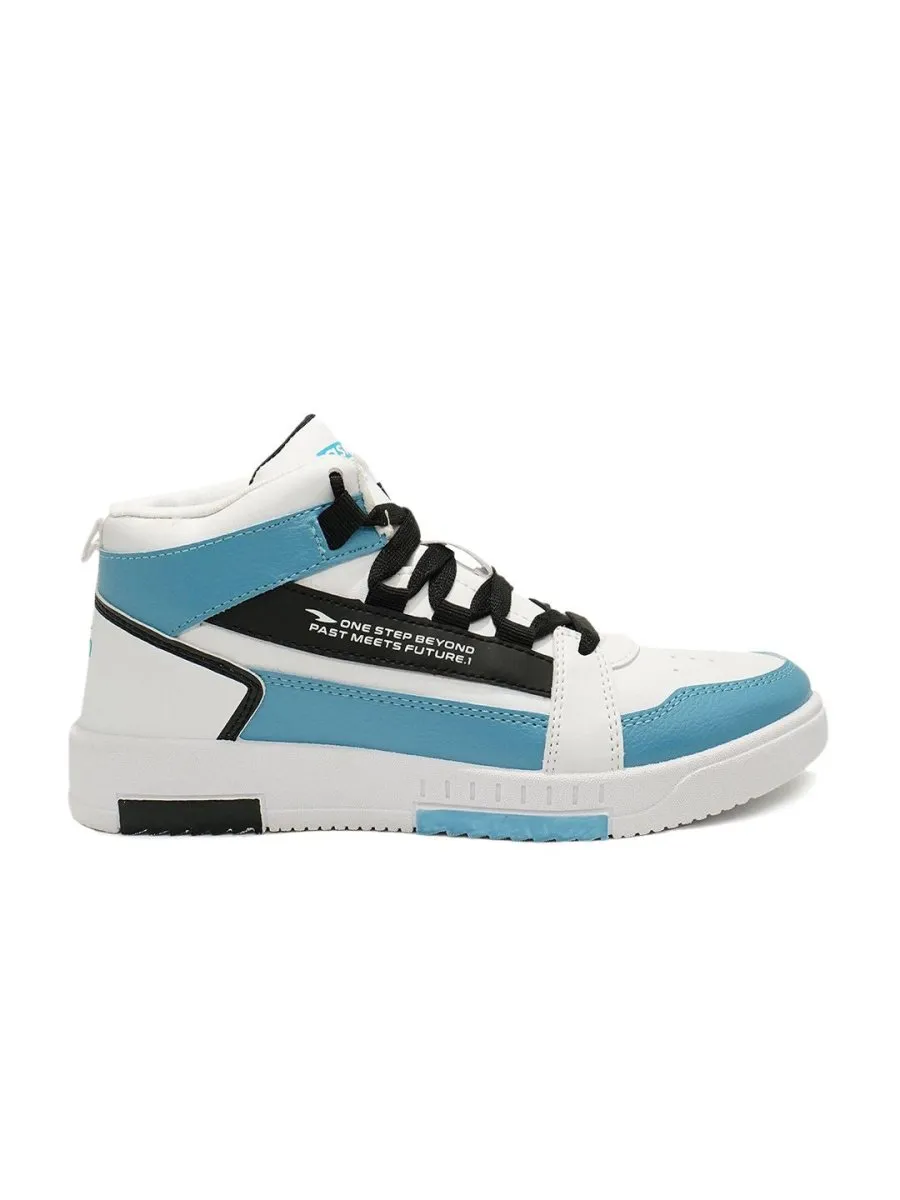 ASIAN Men Trazan Mid Top Colourblocked Lightweight Comfort Insole Basics Sneakers