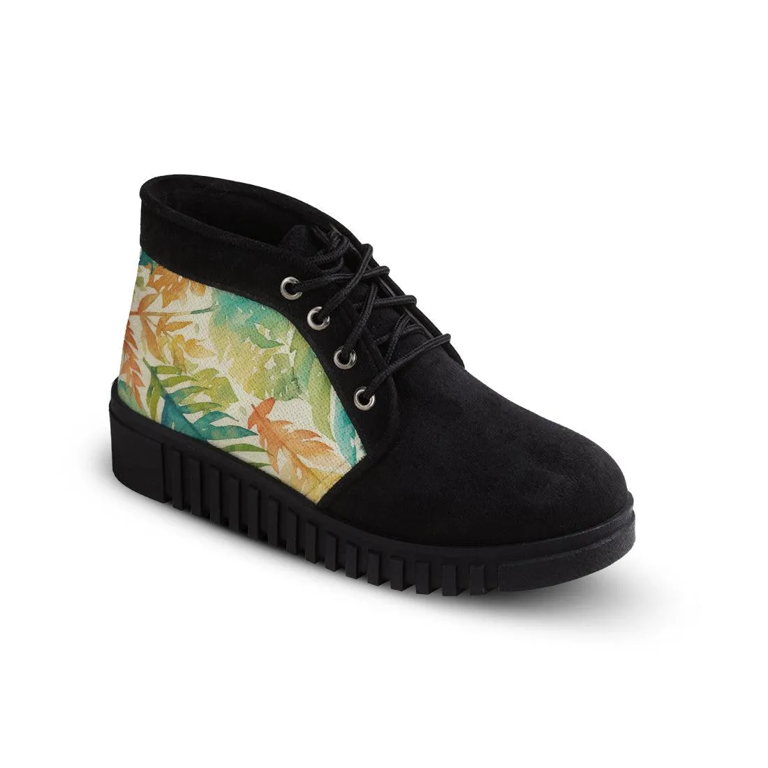 Black Bootie Leaves