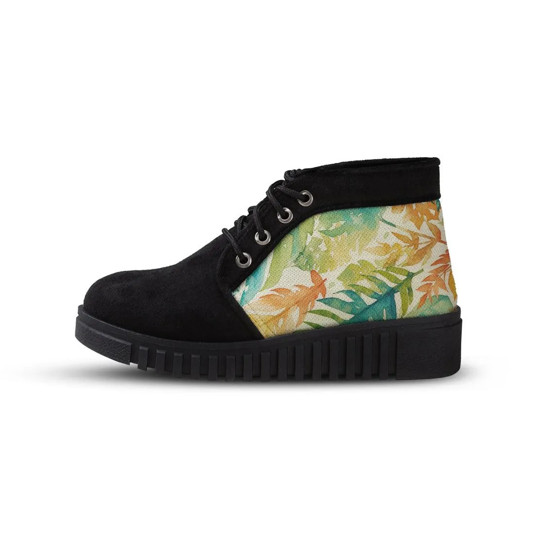 Black Bootie Leaves