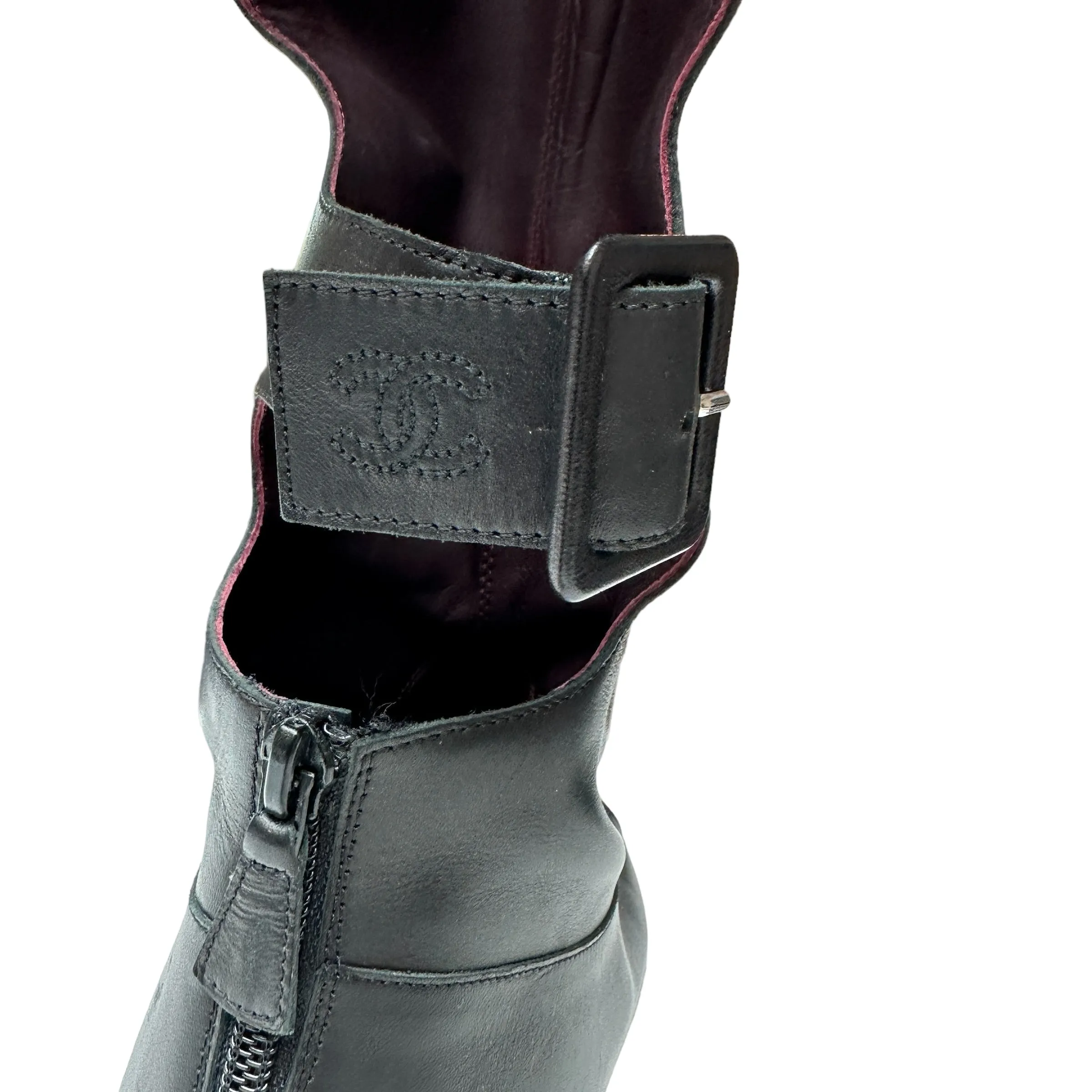 Black Tall Boots - 9.5
