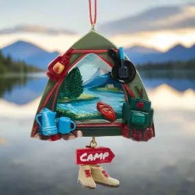 Camping Ornament