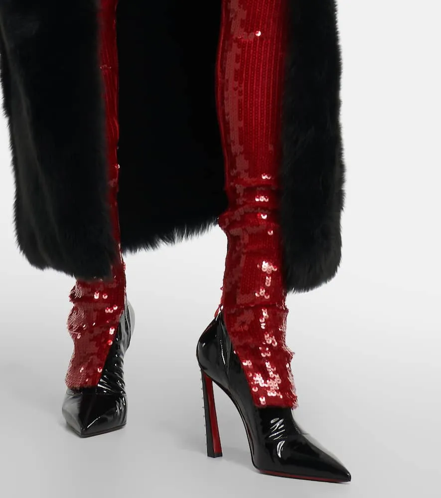 Christian Louboutin Condorapik 100 embellished ankle boots
