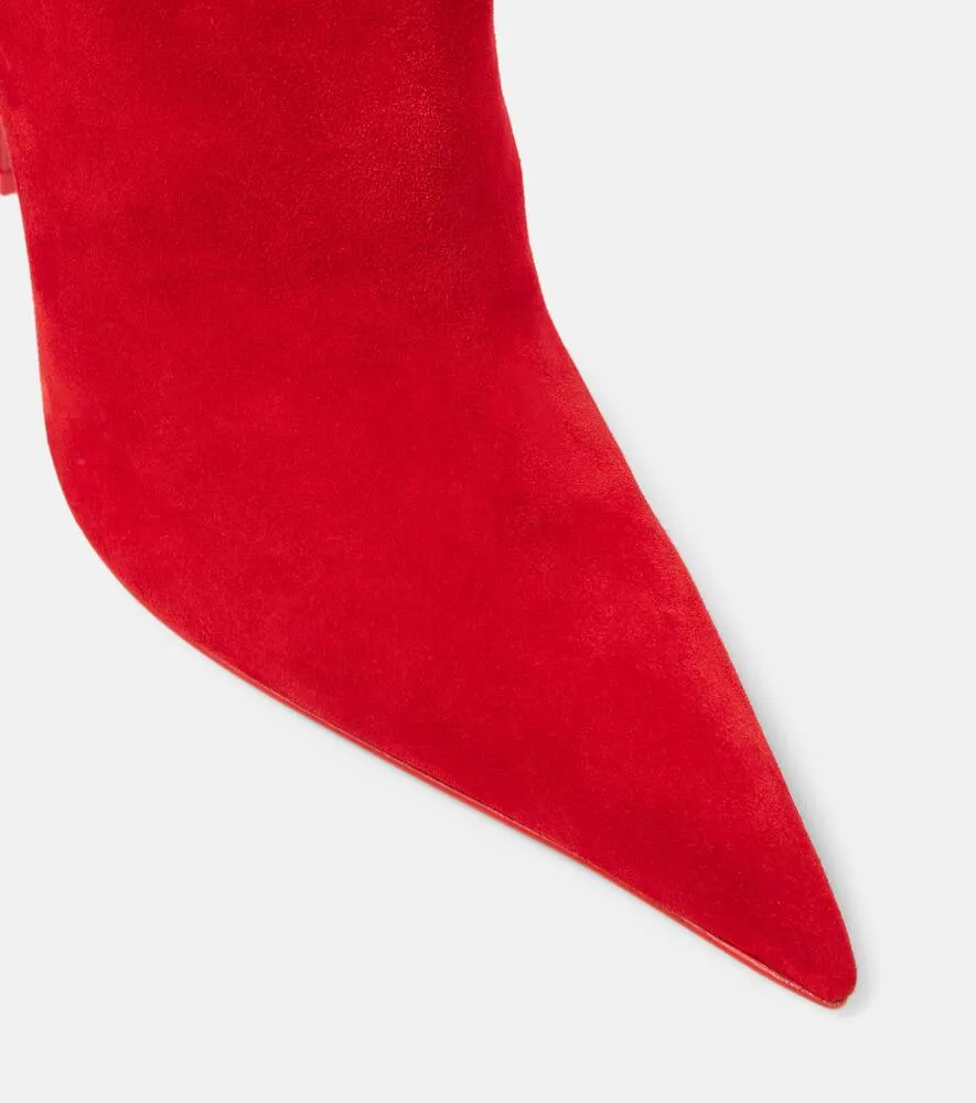 Christian Louboutin Kate Max 100 suede ankle boots