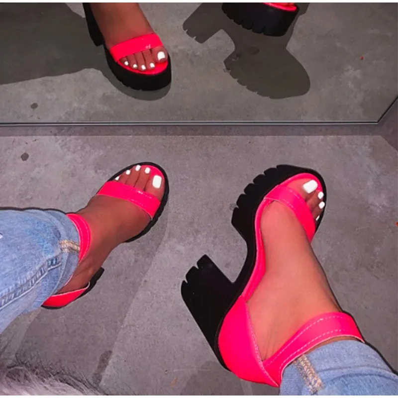 Chunky High-Heels