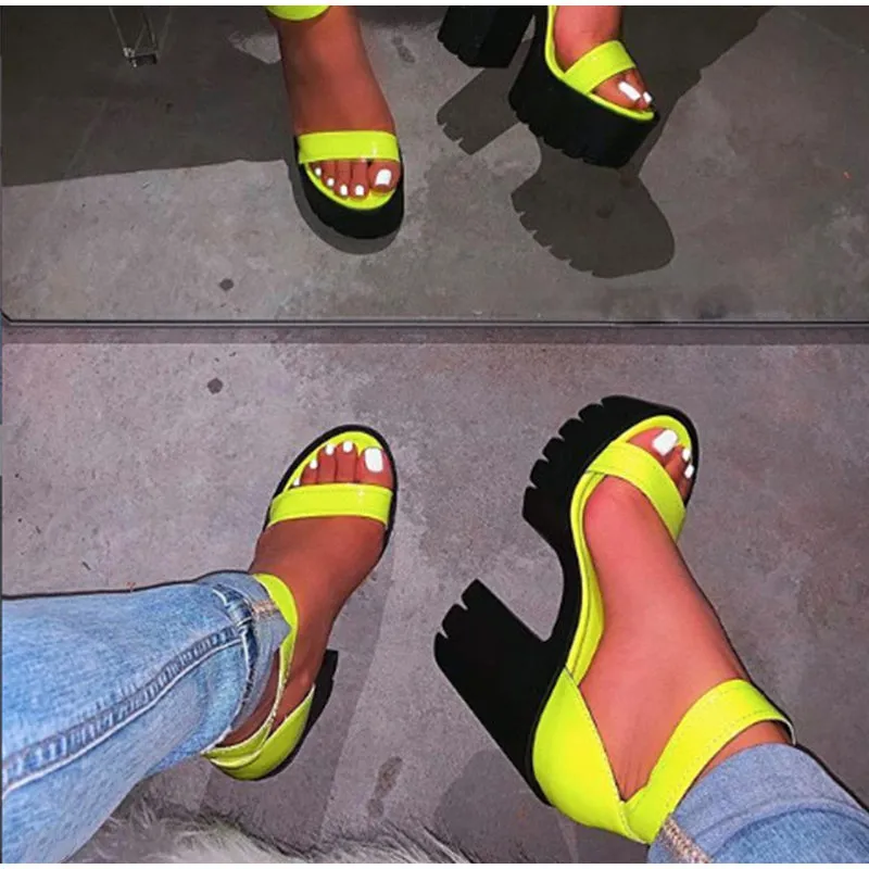 Chunky High-Heels