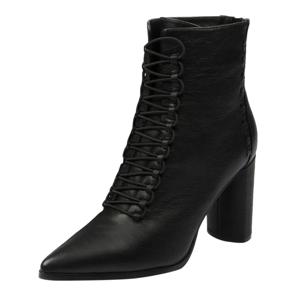 Cool Cowboy Shoes Women Pointed Ankle Boots