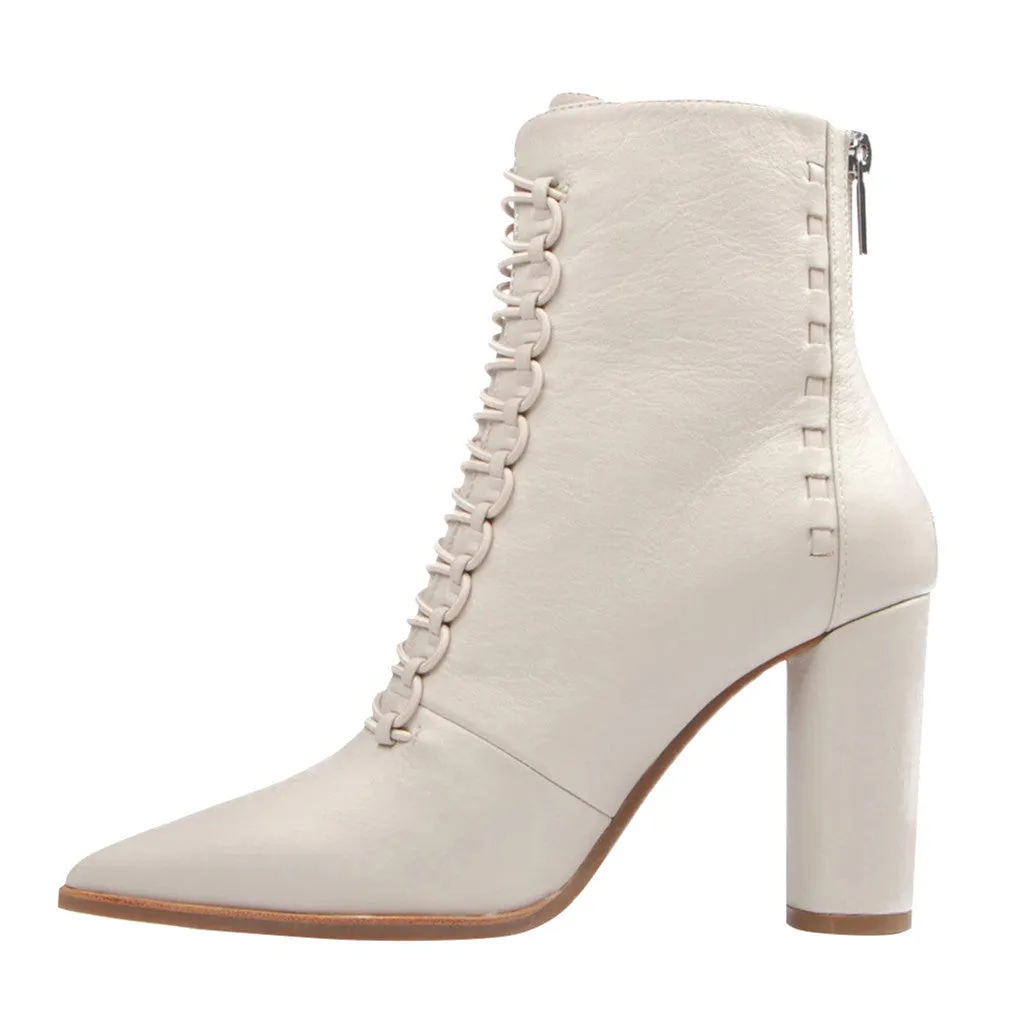 Cool Cowboy Shoes Women Pointed Ankle Boots