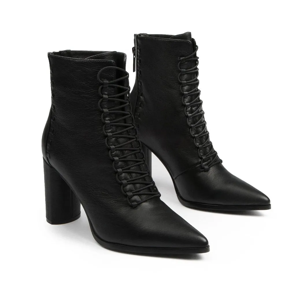 Cool Cowboy Shoes Women Pointed Ankle Boots