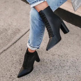 Cool Cowboy Shoes Women Pointed Ankle Boots