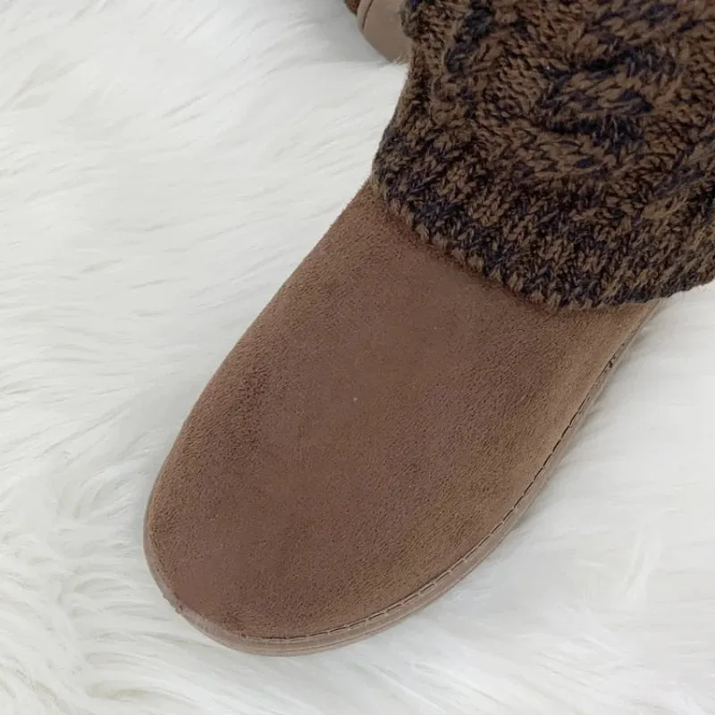 Cuzcare Outdoor Orthopedic Winter Boots For Women Suede Ankle Shoes