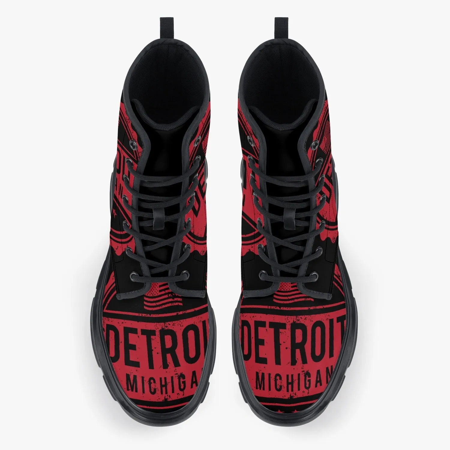 DETROIT Leather Chunky Boots
