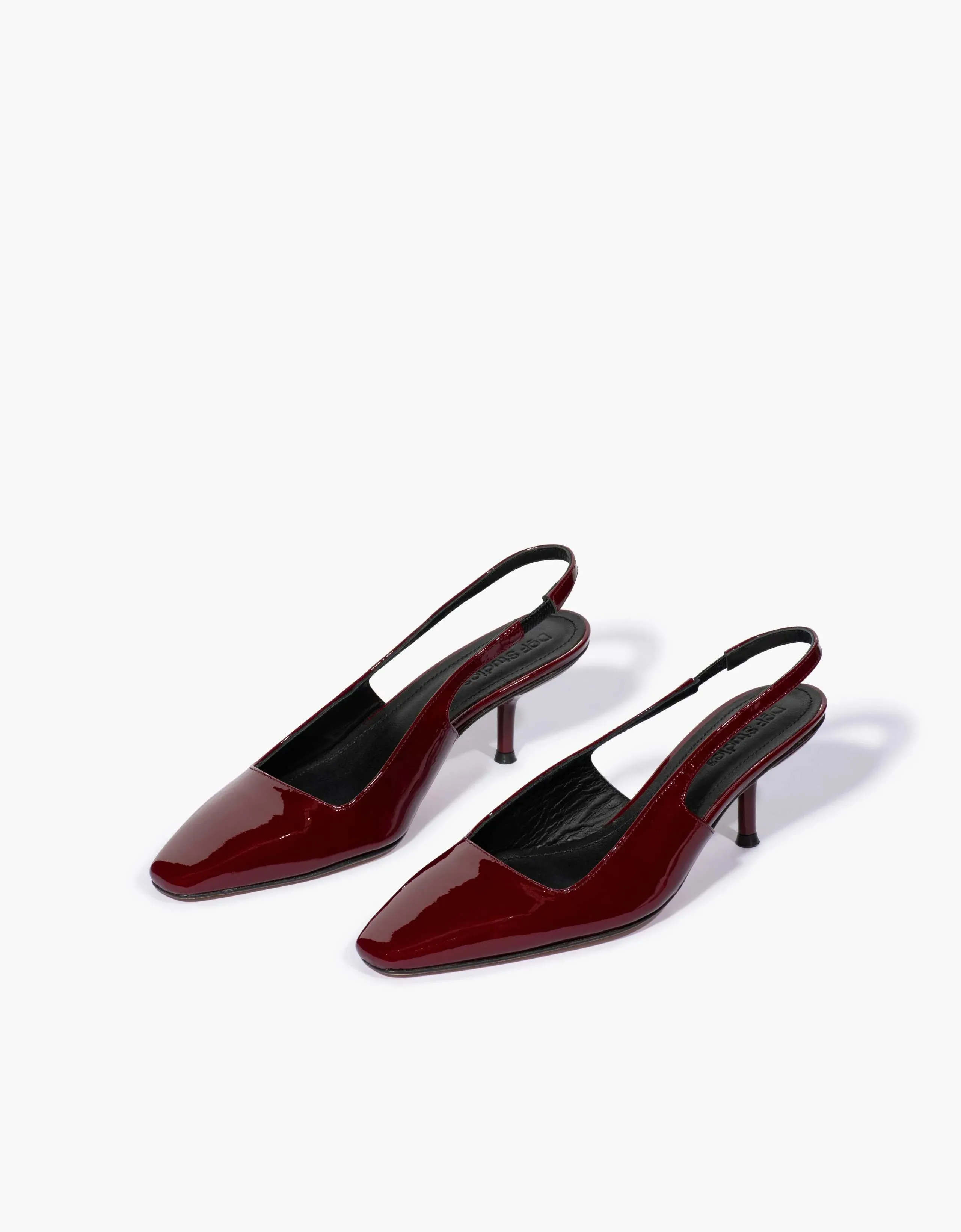 DOF Studios Cecilia Slingback in Mulberry Patent