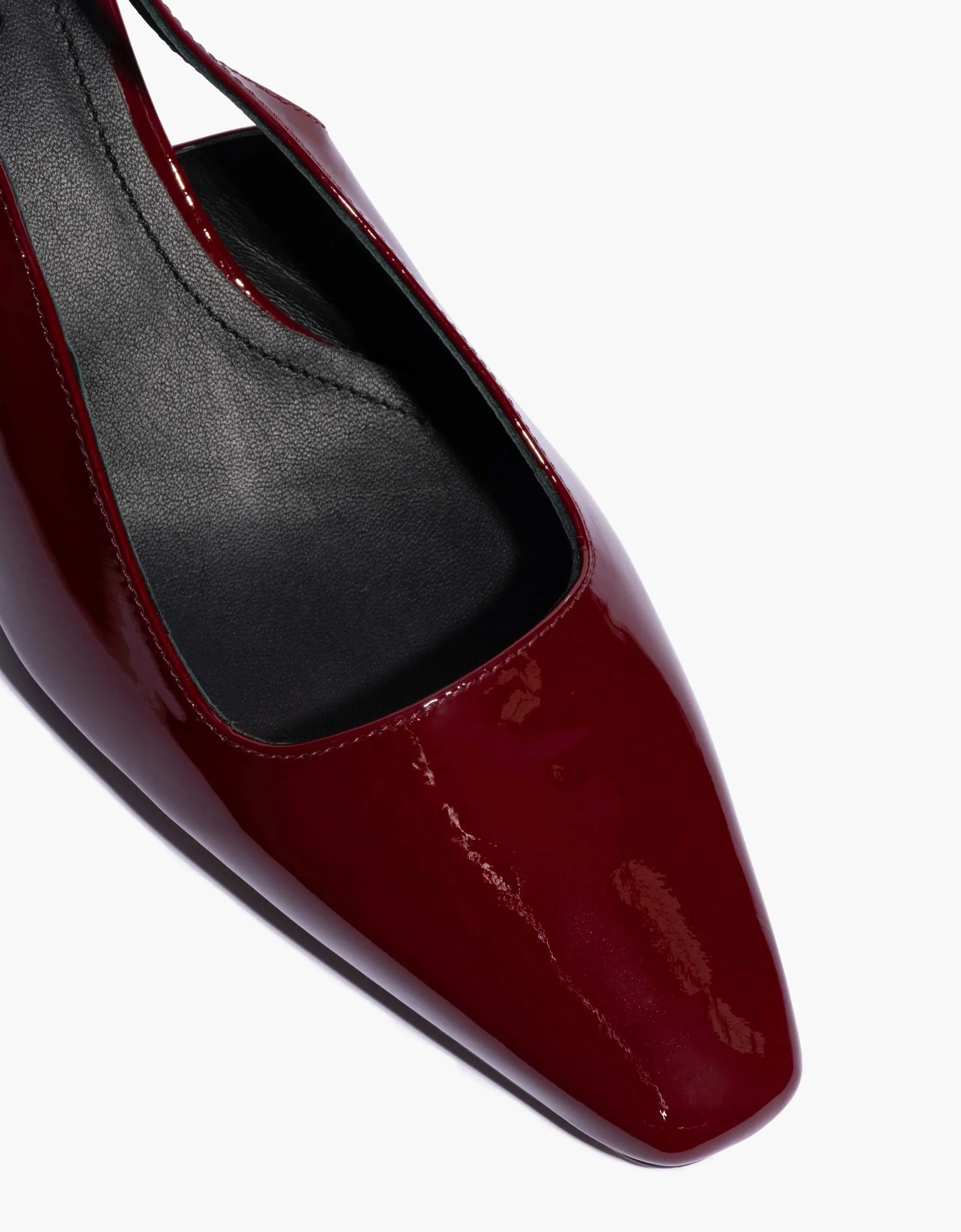 DOF Studios Cecilia Slingback in Mulberry Patent