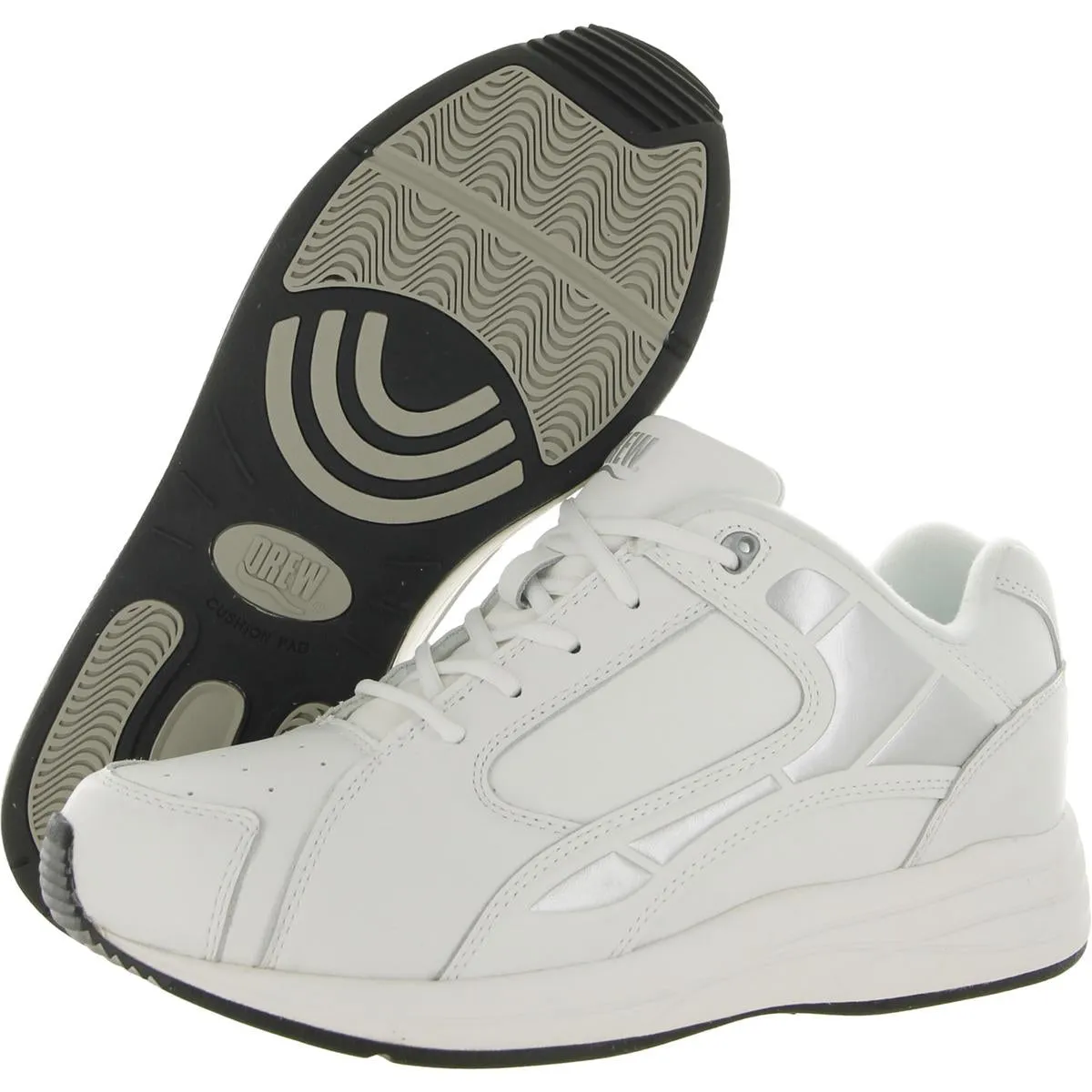Drew Womens Motion Leather Comfort Sneakers