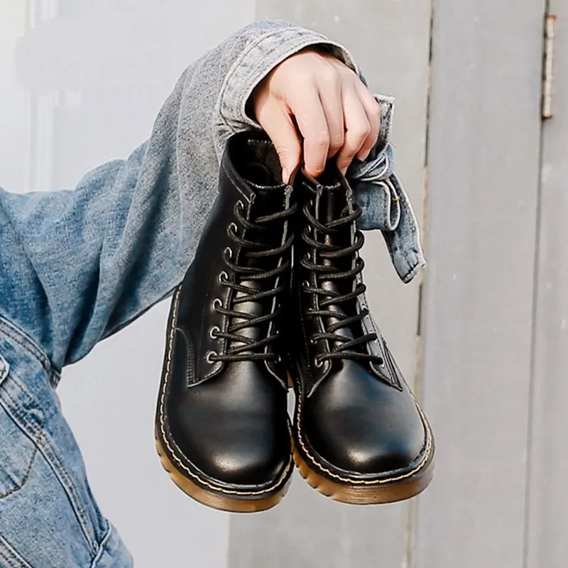 Fashion British Style Short Martin Boots