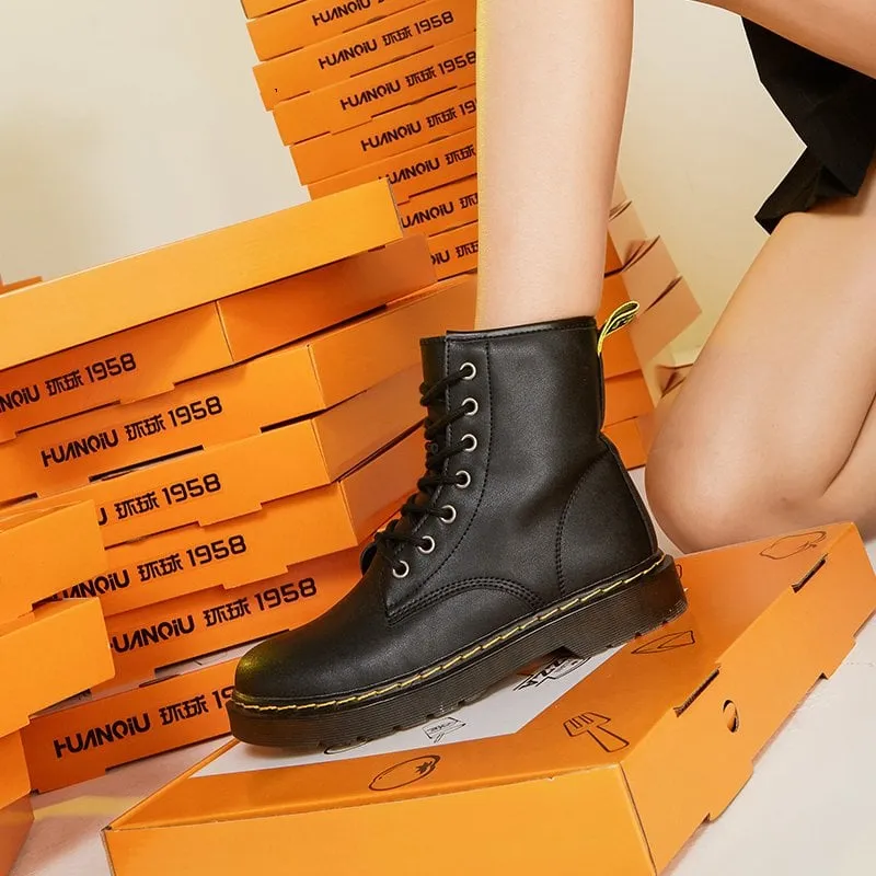 Fashion British Style Short Martin Boots