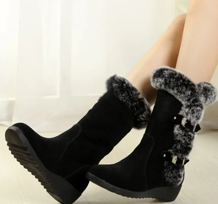 Faux Fur Snow Boots