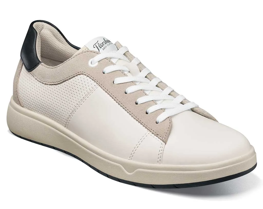 Florsheim Men's Heist Lace To Toe Sneaker White