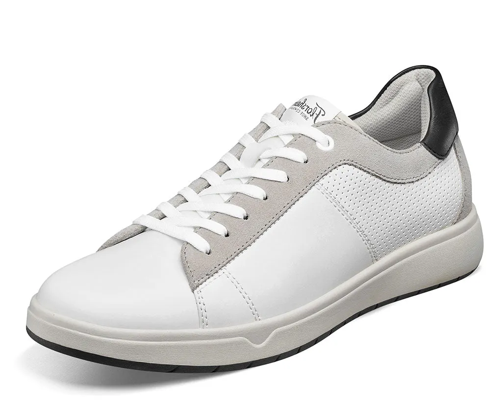 Florsheim Men's Heist Lace To Toe Sneaker White