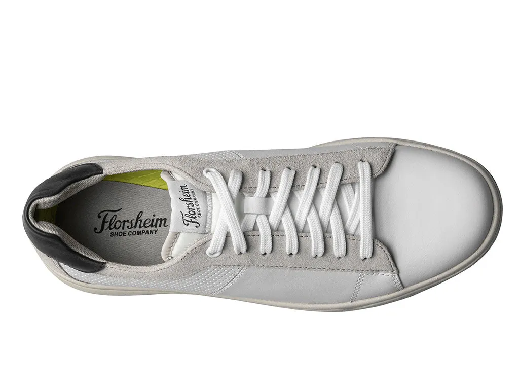 Florsheim Men's Heist Lace To Toe Sneaker White