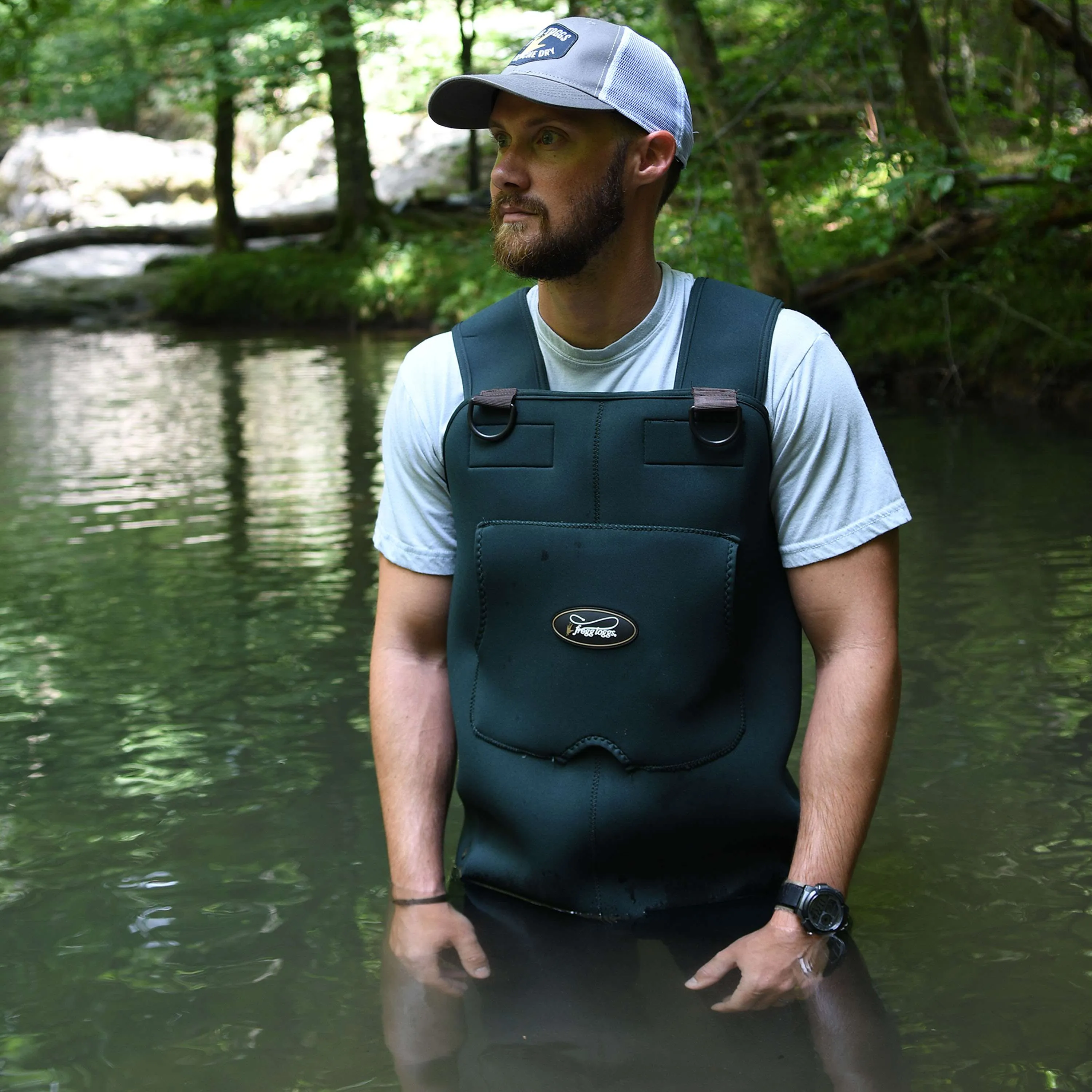Frogg Toggs Amphib Bootfoot Neoprene Cleated Chest Wader