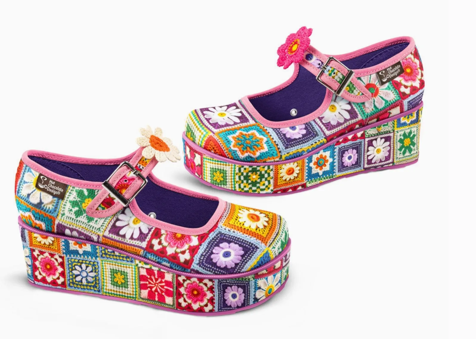Hot Chocolate Chocolaticas® Crochet Mary Jane Platform