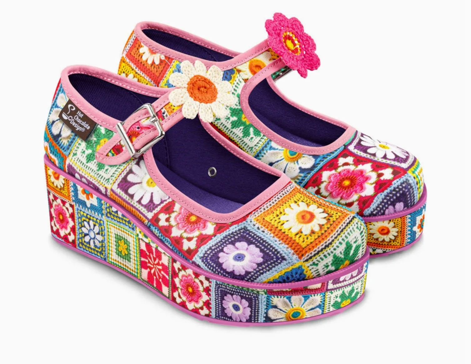 Hot Chocolate Chocolaticas® Crochet Mary Jane Platform