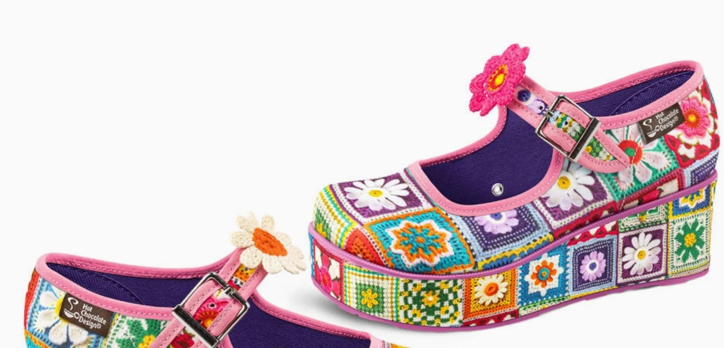 Hot Chocolate Chocolaticas® Crochet Mary Jane Platform