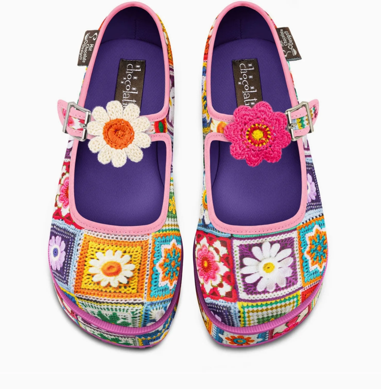 Hot Chocolate Chocolaticas® Crochet Mary Jane Platform