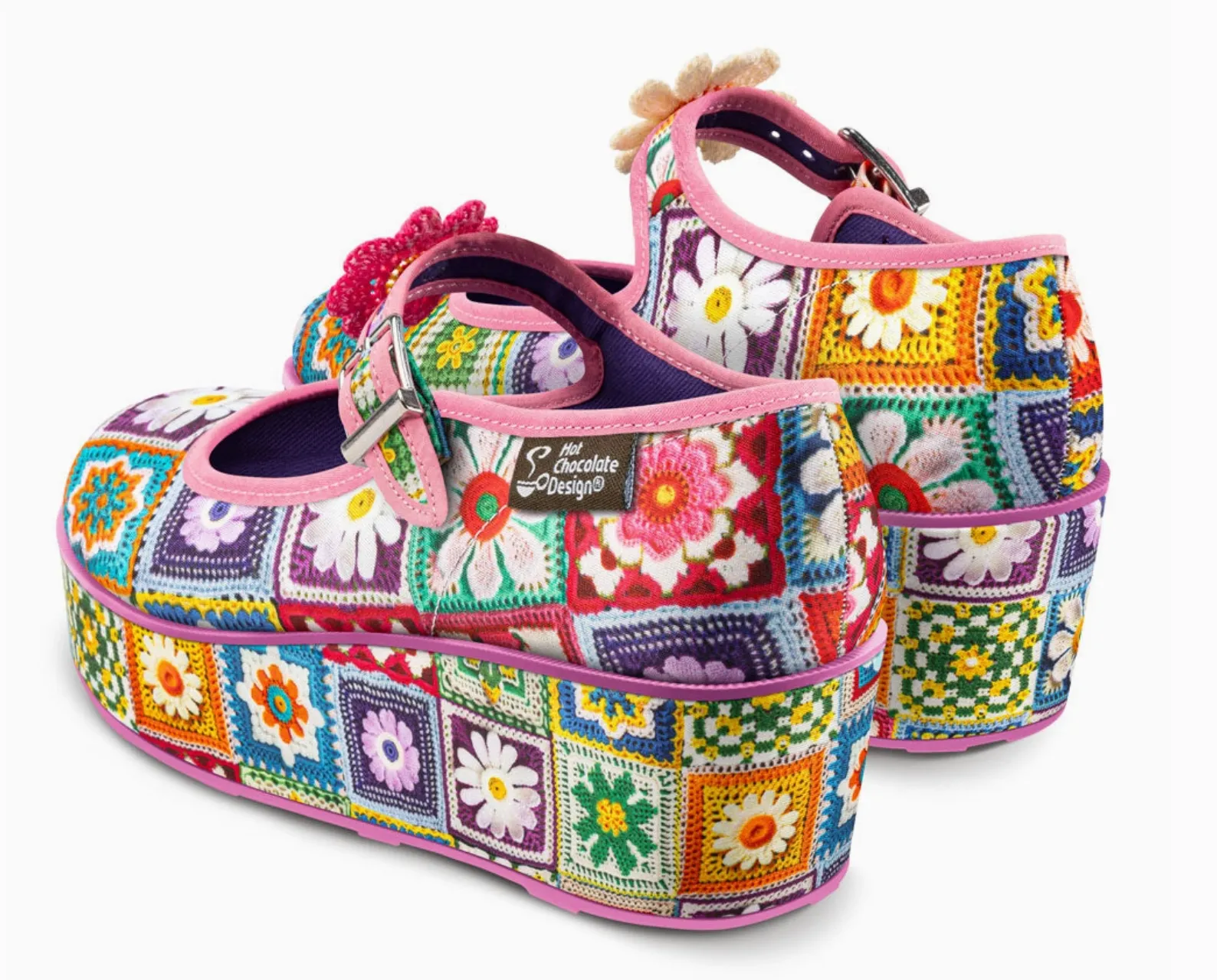 Hot Chocolate Chocolaticas® Crochet Mary Jane Platform