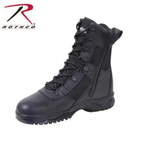 Insulated & Waterproof Side Zip Tactical Boot 8" - Black SALE!