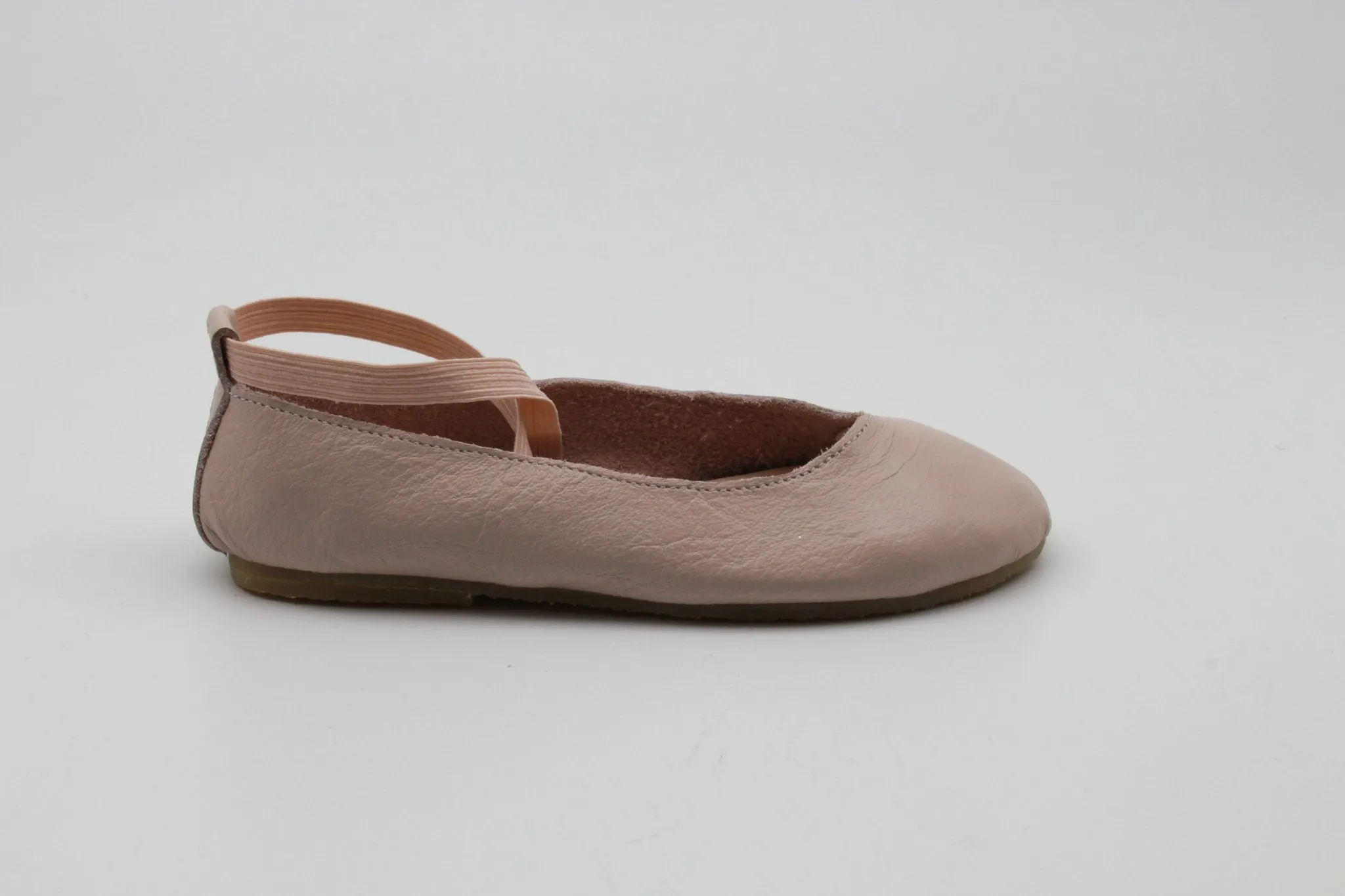 Leather Ballet Pumps | Pink