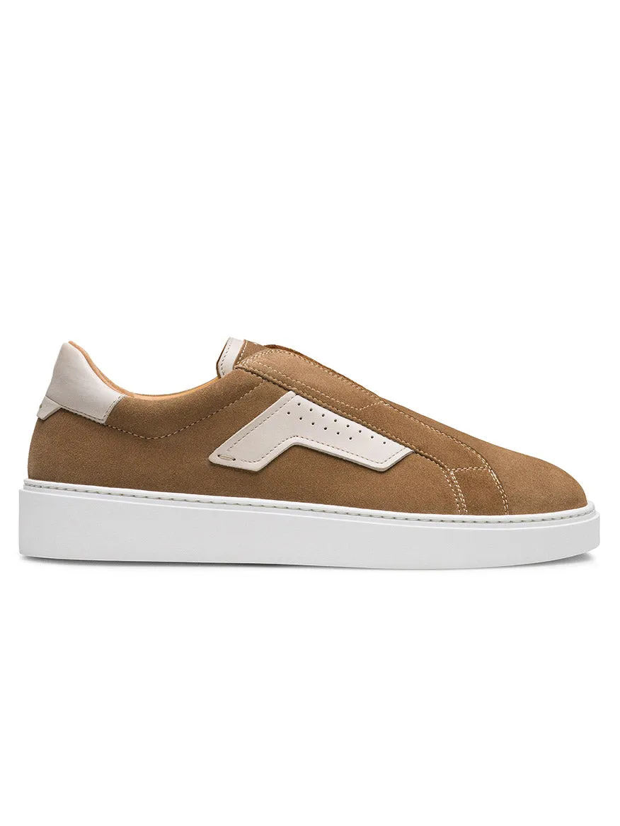 Magnanni Phoenix Slip in Taupe Suede