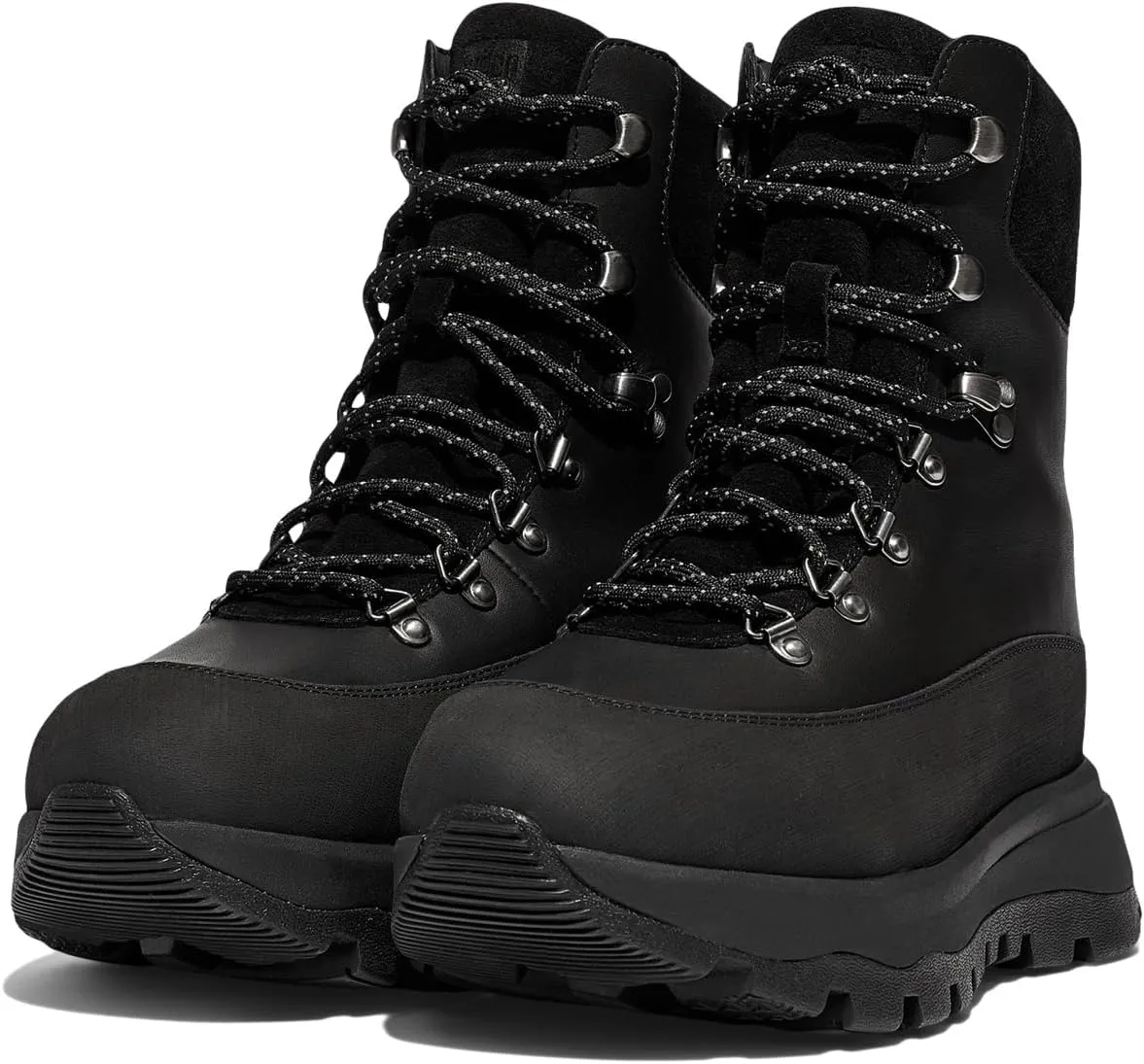 Neo-D-Hyker Waterproof Leather/Suede Outdoor Boots FitFlop, All Black