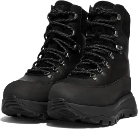 Neo-D-Hyker Waterproof Leather/Suede Outdoor Boots FitFlop, All Black
