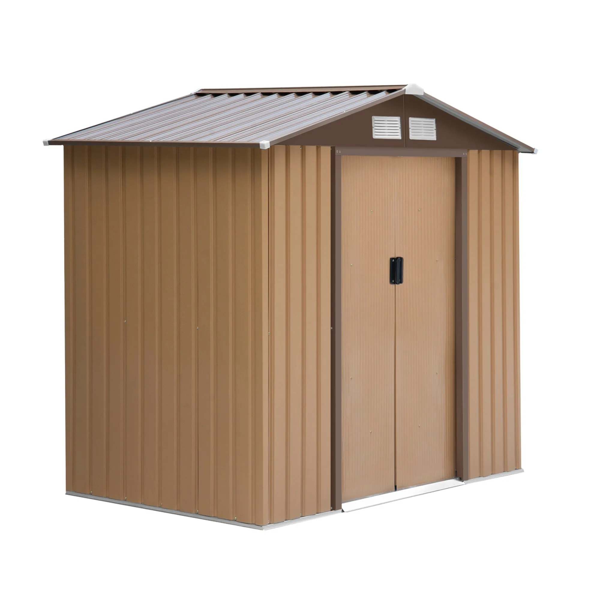 Outsunny 7' x 4' Outdoor Storage Shed, Garden Tool House with