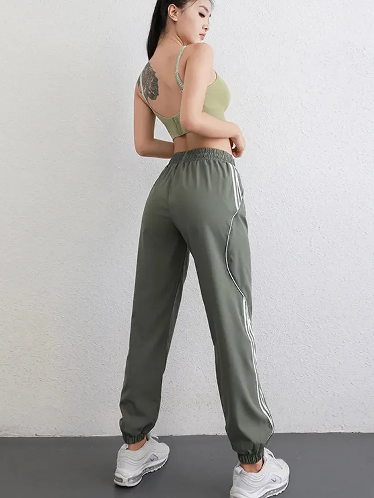 Quick Dry Plus Size Drawstring Jogging Sweatpants