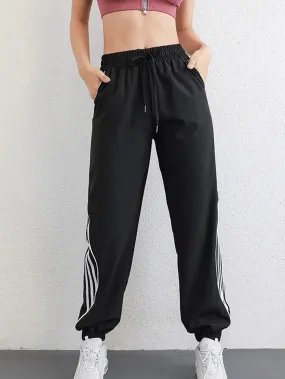 Quick Dry Plus Size Drawstring Jogging Sweatpants