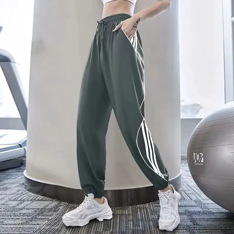 Quick Dry Plus Size Drawstring Jogging Sweatpants