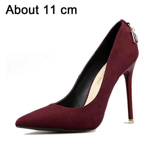 SARAIRIS 2018 Women Pumps Brand Women Shoes High Heels Sexy Pointed Toe Shallow Party Wedding Shoes