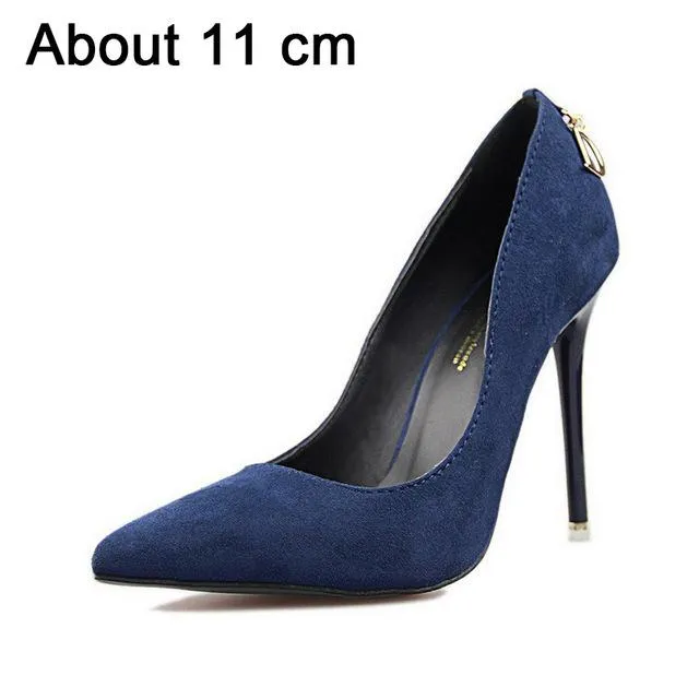 SARAIRIS 2018 Women Pumps Brand Women Shoes High Heels Sexy Pointed Toe Shallow Party Wedding Shoes