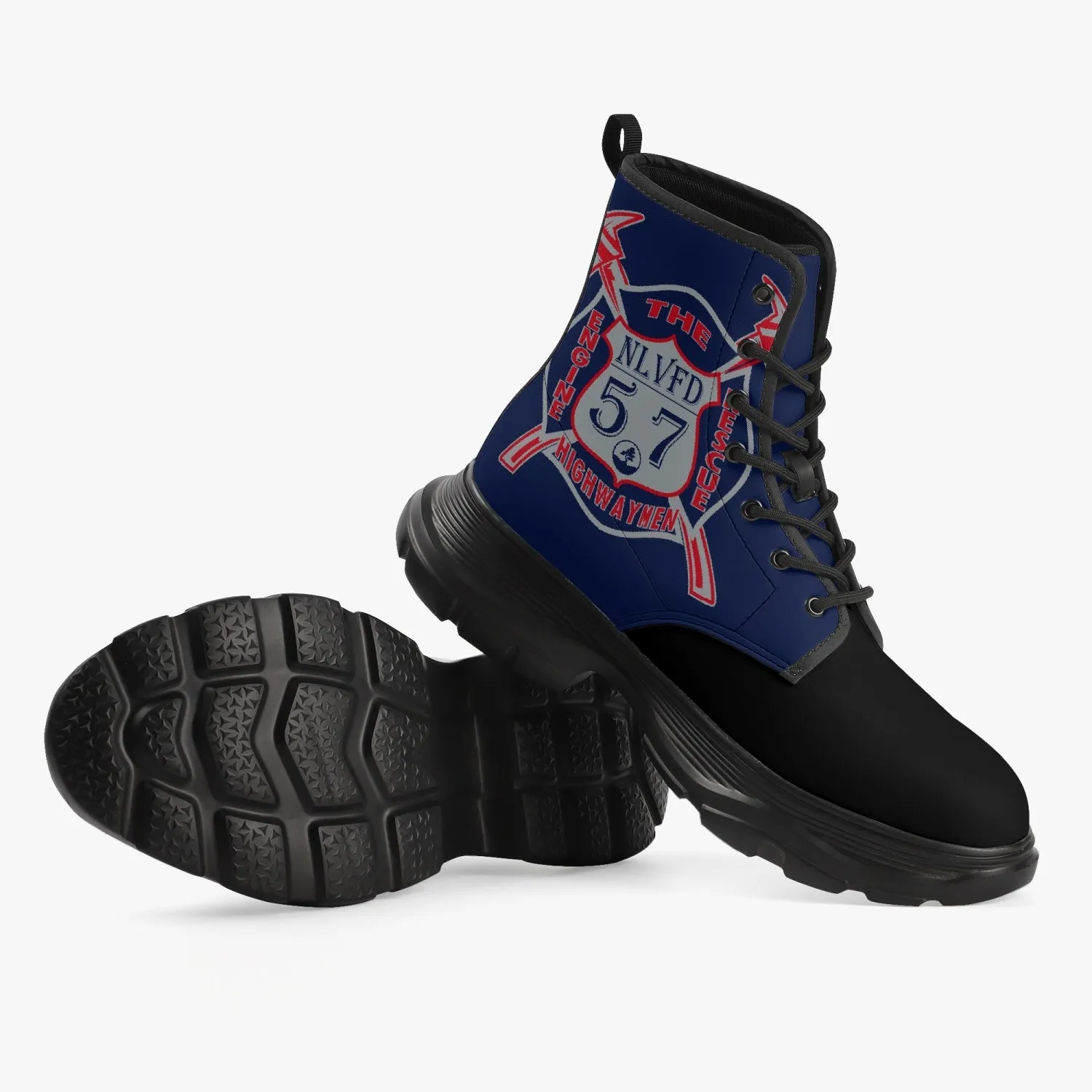 Station 57 Logo  Chunky Boots