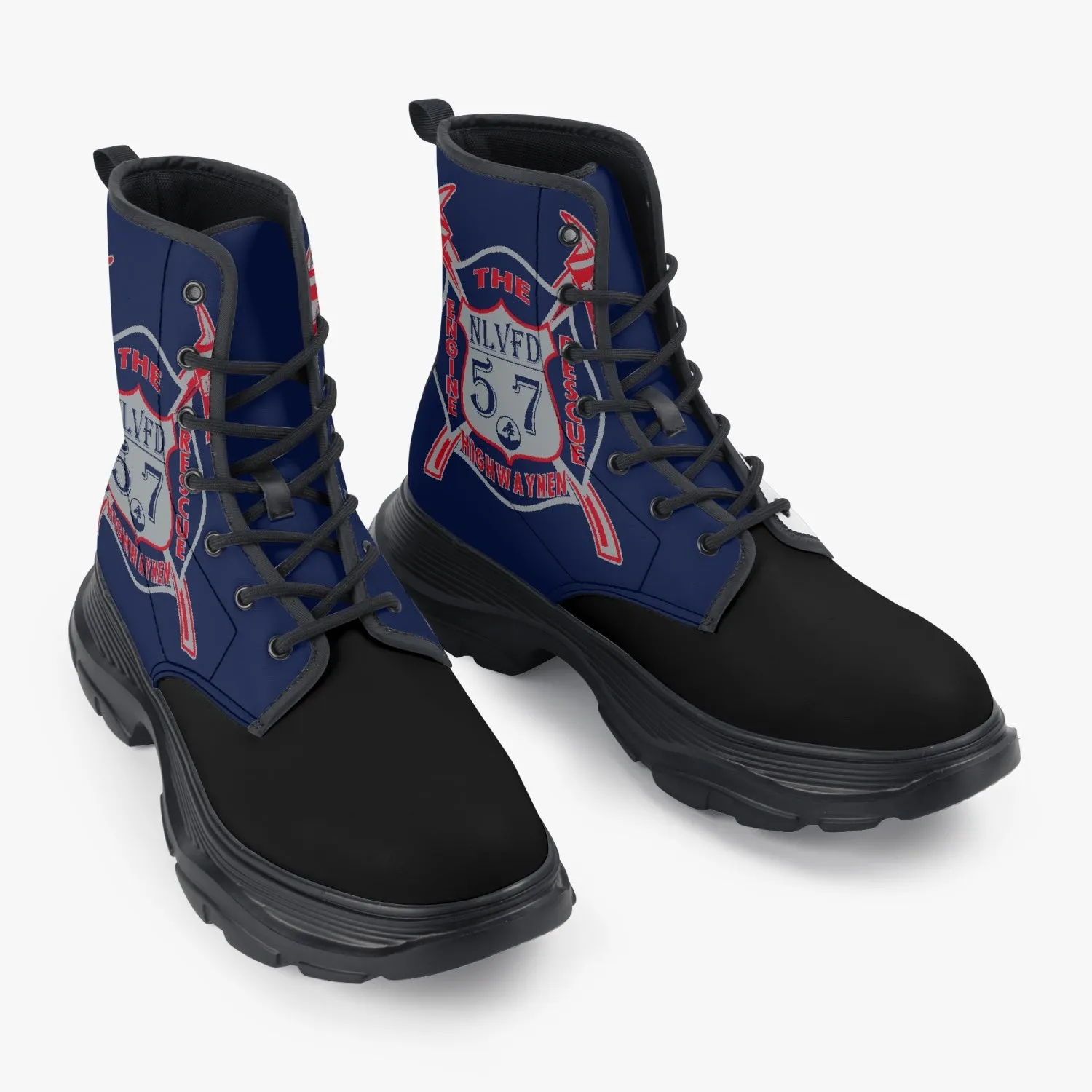 Station 57 Logo  Chunky Boots