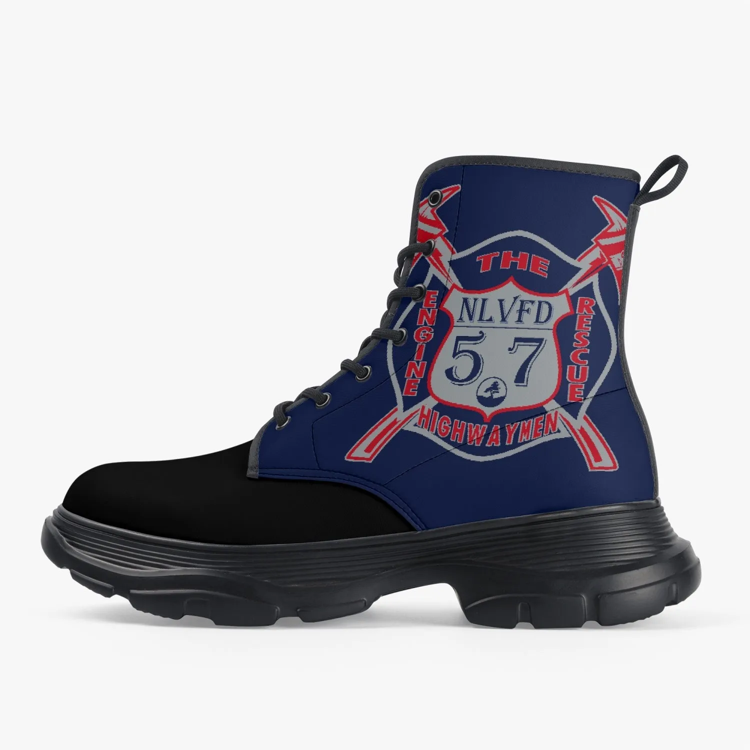 Station 57 Logo  Chunky Boots